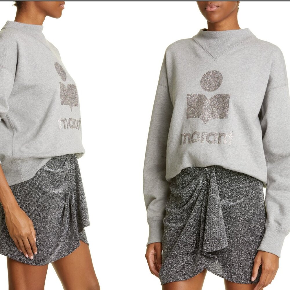 Isabel Marant Gray Oversized Sweatshirt